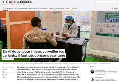 Illustration de la surveillance des variants
