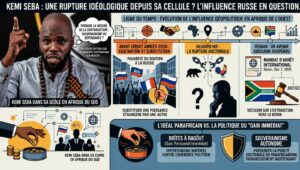 Kemi Seba : sa remise en question de l’alliance russe au Sahel