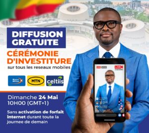 Investiture au Bénin : une première mondiale de retransmission gratuite en direct