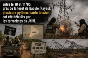 Mali : Bamako plongée dans l&rsquo;obscurité à cause d&rsquo;un attentat contre les pylônes électriques