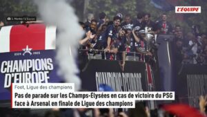 Psg : pas de célébration sur les champs-élysées après une victoire en ligue des champions