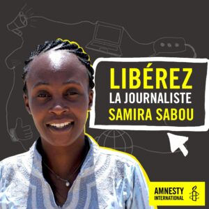 Amnesty International alerte sur la disparition de la journaliste Samira Sabou au Niger et exige sa libération