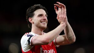 Le sacre d&rsquo;Arsenal : l&rsquo;émotion débordante de Declan Rice et la fin d&rsquo;une longue attente