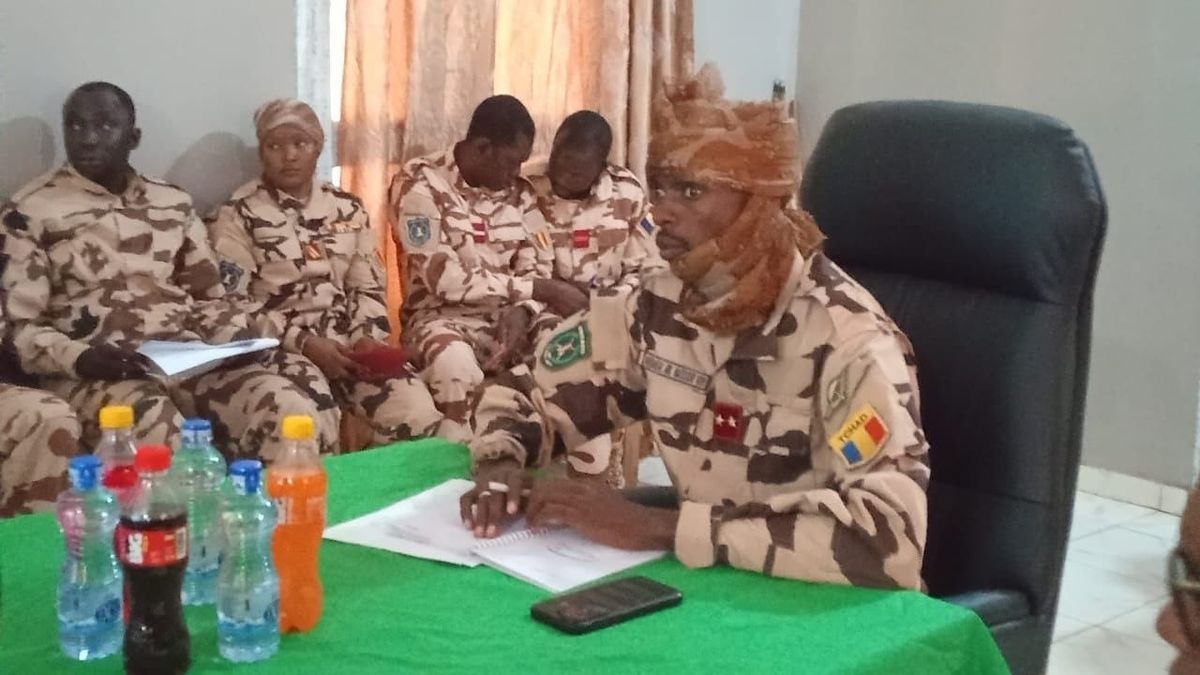 Forces mixtes Tchad-RCA renforçant leur dispositif à la frontière