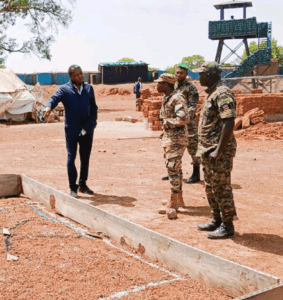 Visite de Faure Gnassingbé sur le terrain de l’opération Koundjoaré