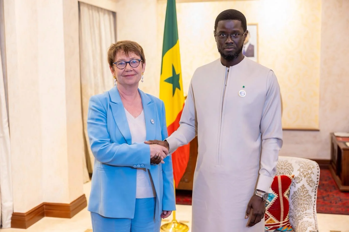 Réunion entre Bassirou Diomaye Faye et une délégation de la BERD