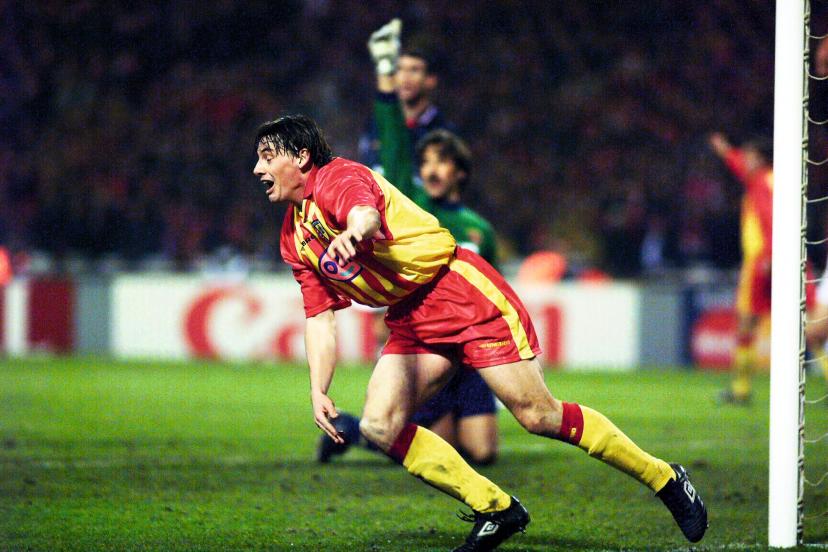 mickaël debève marque le but victorieux à wembley