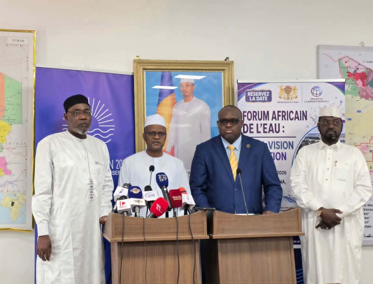 Vue aérienne de N’Djamena, future hôte du Forum Africain de l’Eau 2026