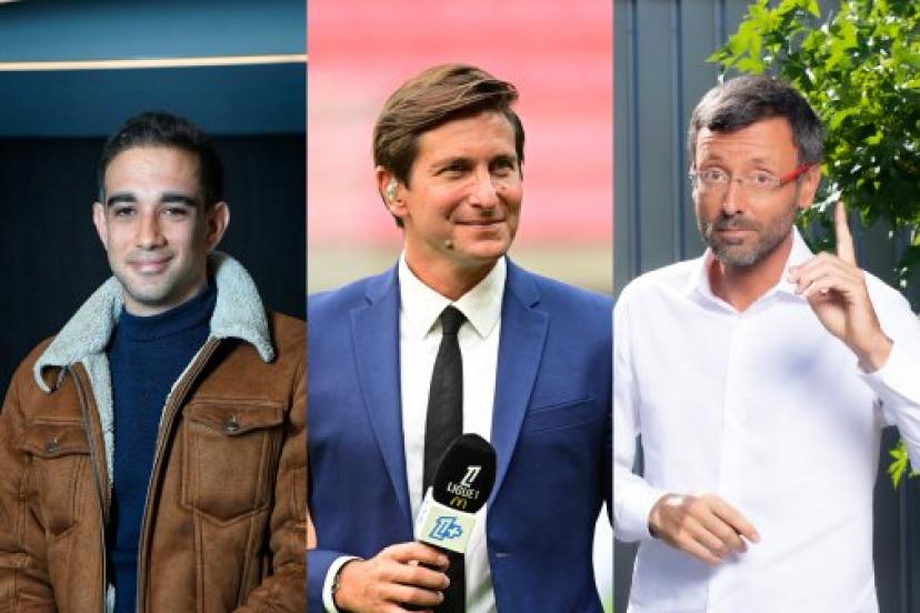 Paul Tchoukriel, Xavier Domergue et Olivier Ménard. (A. Mounic/J.-B. Autissier/S. Grangier/L'Équipe)