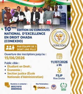 L&rsquo;excellence juridique se donne rendez-vous à Niamey pour le CNEDO 2026