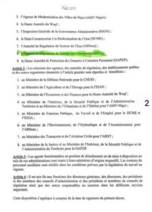 Niger : restructuration administrative pour une gestion publique plus rigoureuse