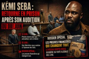 Kemi Seba : l&rsquo;étau judiciaire se resserre dans une affaire de cryptomonnaies russes et d&rsquo;extradition vers le Bénin