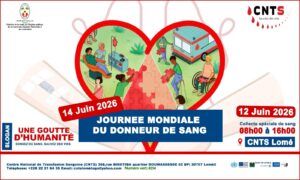 Le CNTS de Lomé organise une collecte de sang le 12 juin 2026