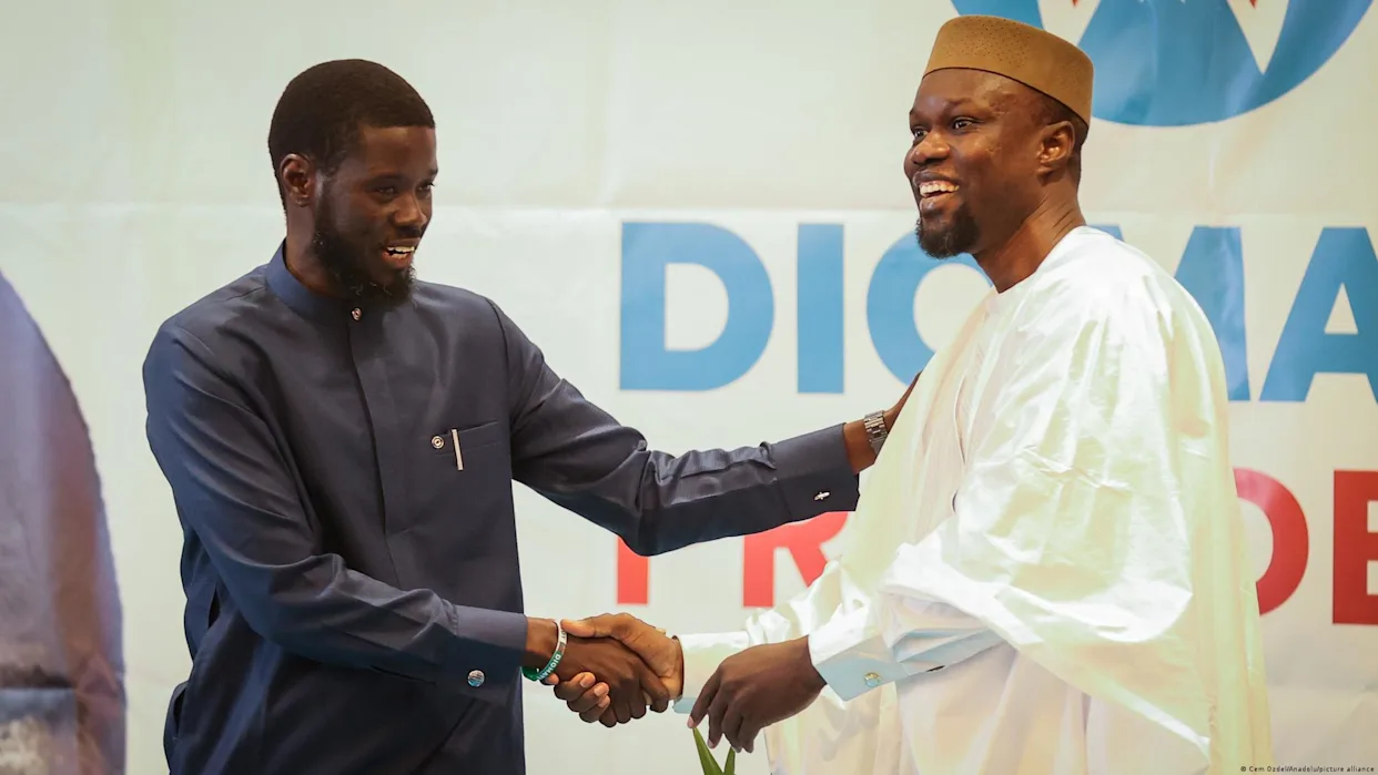 Manifestations de tensions politiques entre le président Bassirou Diomaye Faye et son ex-Premier ministre Ousmane Sonko en 2025.