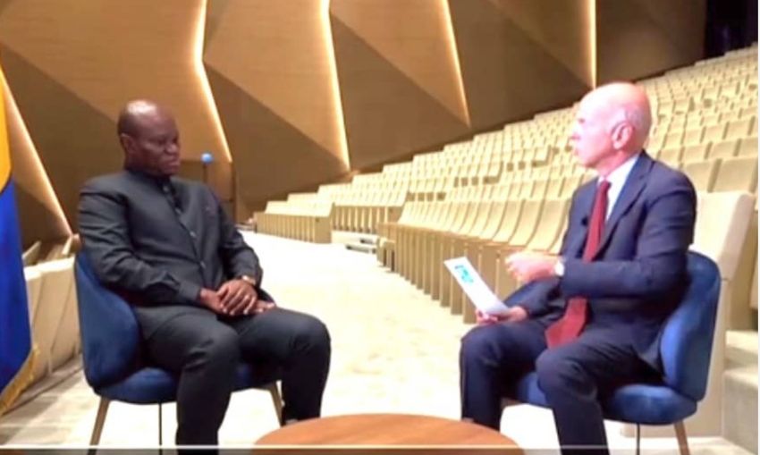 Entretien du président gabonais Oligui Nguema avec Marc Perelman