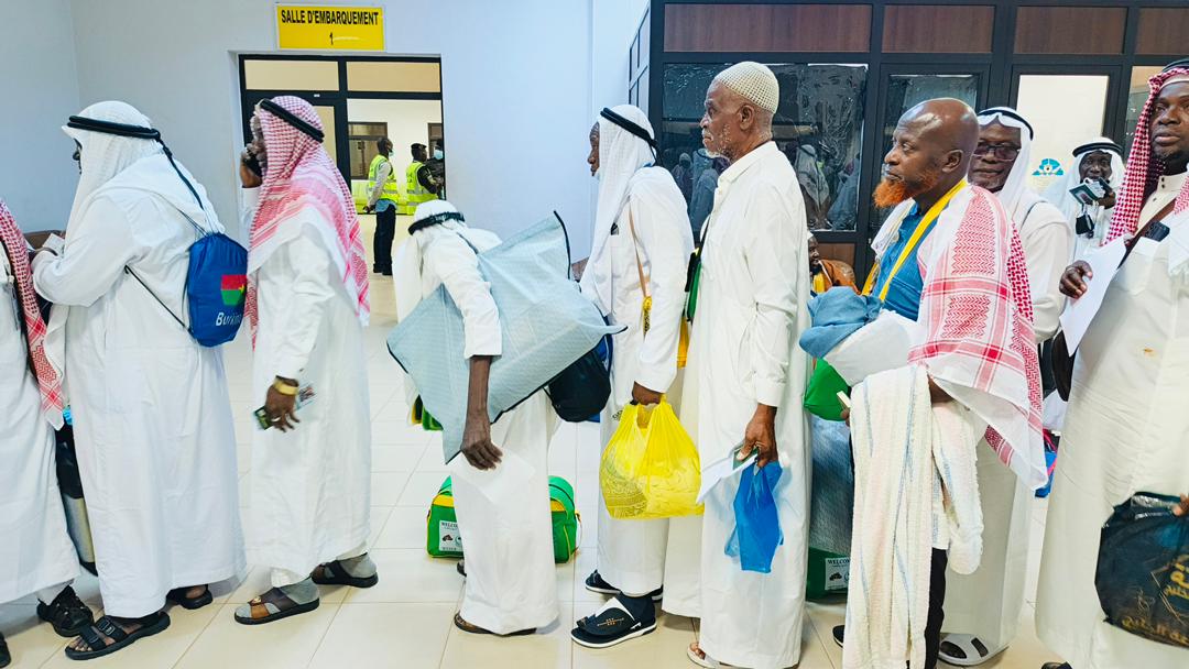 Pèlerins de retour du Hadj 2026 à Ouagadougou