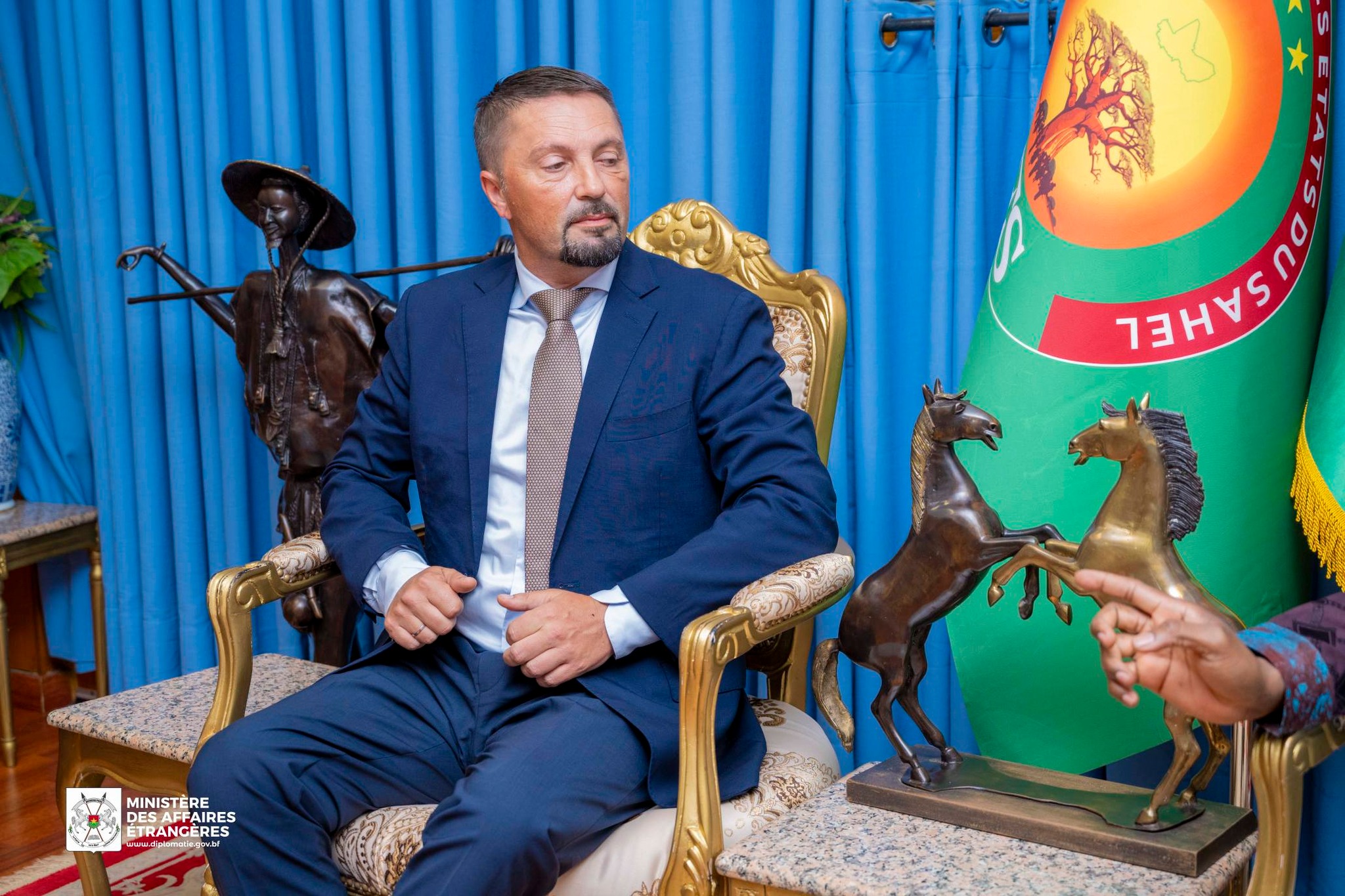 Slavenko Ristic, parlementaire serbe et président de la Commission Défense et sécurité