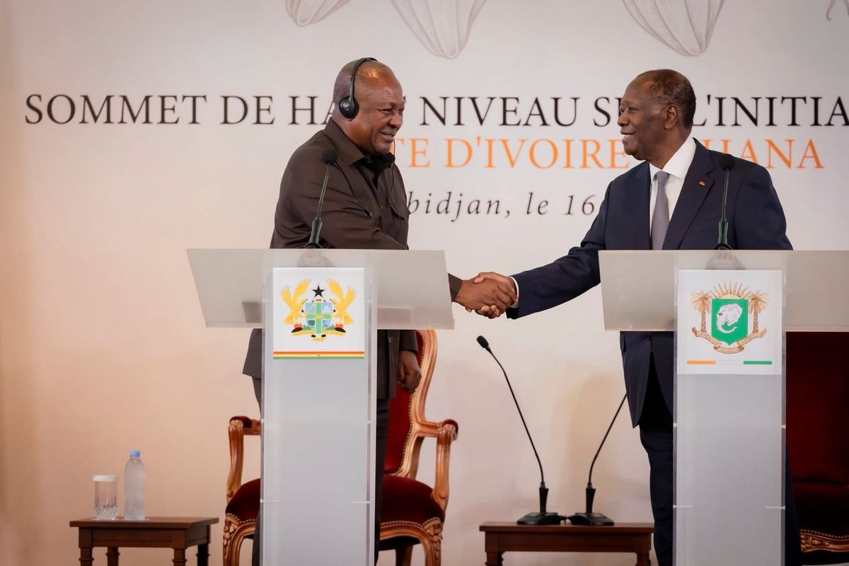 Présidents ivoirien et ghanéen en conférence sur le cacao