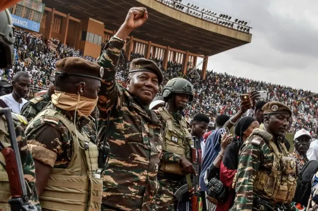 Manifestation de soutien à la junte militaire nigérienne en 2023