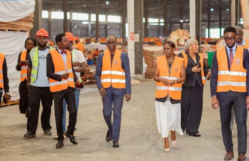 Vue de la Zone d’Investissement Spéciale de Nkok au Gabon