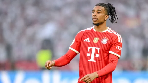 Michael Olise, joueur du Bayern Munich, lors d'un match