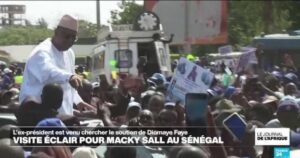 Visite éclair pour Macky Sall qui sollicite l&rsquo;appui du Sénégal pour sa candidature à l&rsquo;ONU : Actualités