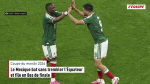 Le Mexique domine l&rsquo;Équateur et s&rsquo;assure une place en huitièmes de finale