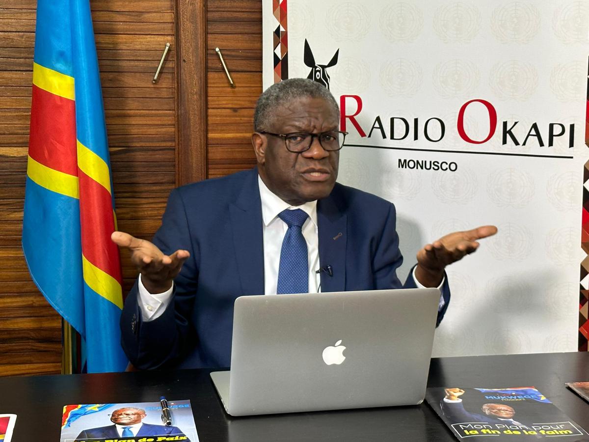 Docteur Denis Mukwege, candidat à la présidentielle 2023 - Photo d'illustration