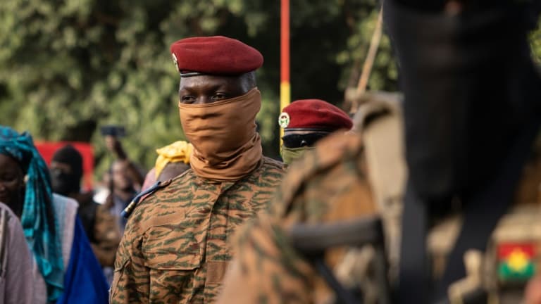 Le président de transition au Burkina Faso Ibrahim Traoré