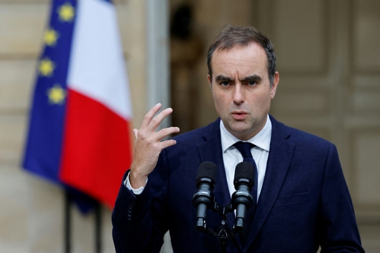 Sébastien Lecornu lors d'une visite officielle au Maroc