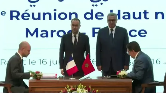Signature des accords de coopération entre le Maroc et la France