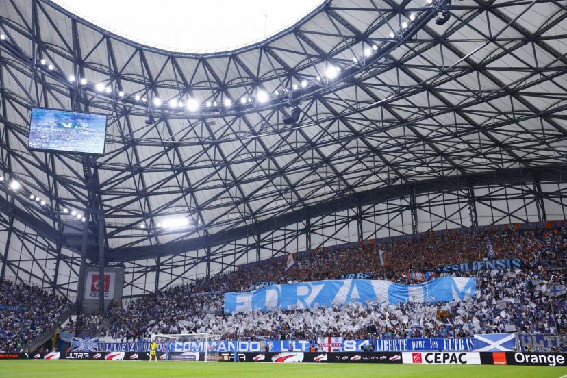 affrontement entre l'Olympique de Marseille et l'Atlético Madrid au Vélodrome