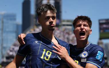 Kerim Alajbegovic lors de la Coupe du monde 2026 avec la Bosnie-Herzégovine