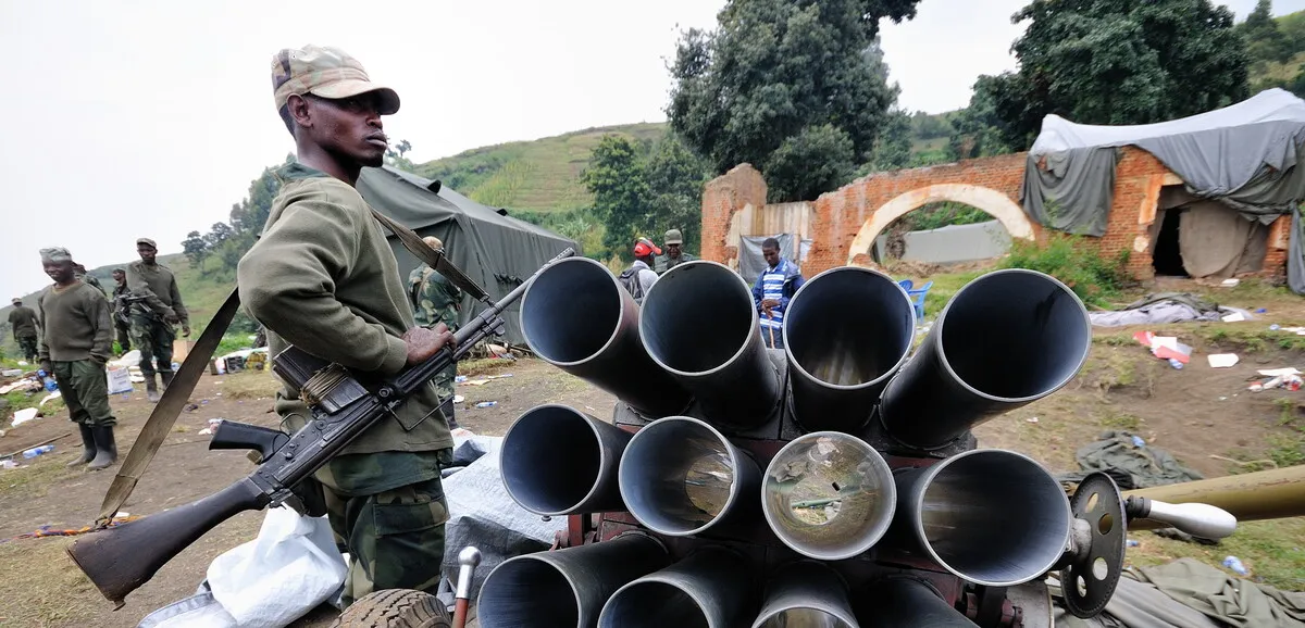 Groupe de prisonniers en transit vers le M23 en Rdc