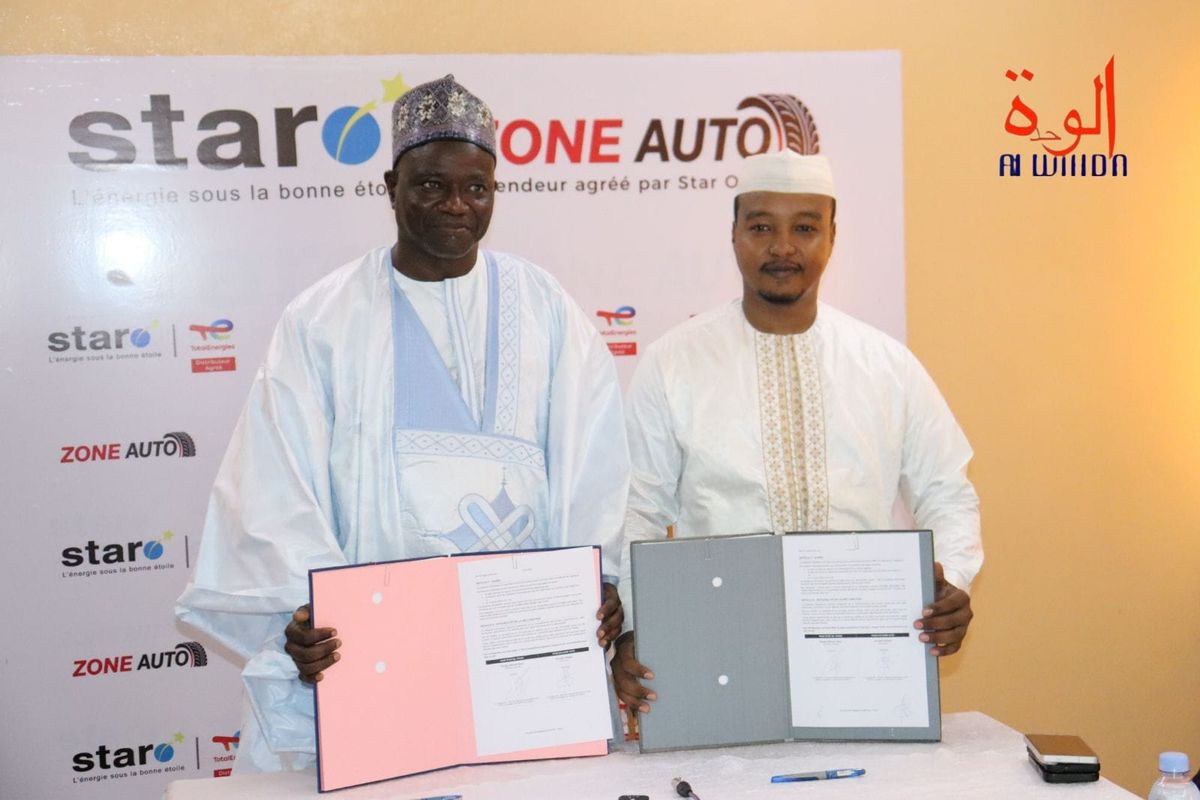 Signature d'un partenariat pour des lubrifiants de qualité entre Star Oil Tchad et Zone Auto