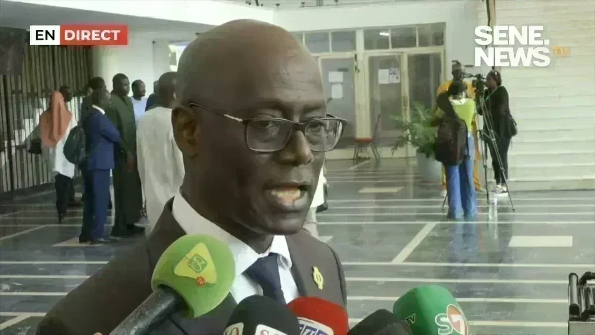 Débat parlementaire au Sénégal Thierno Alassane Sall et Ousmane Sonko lors de la session parlementaire