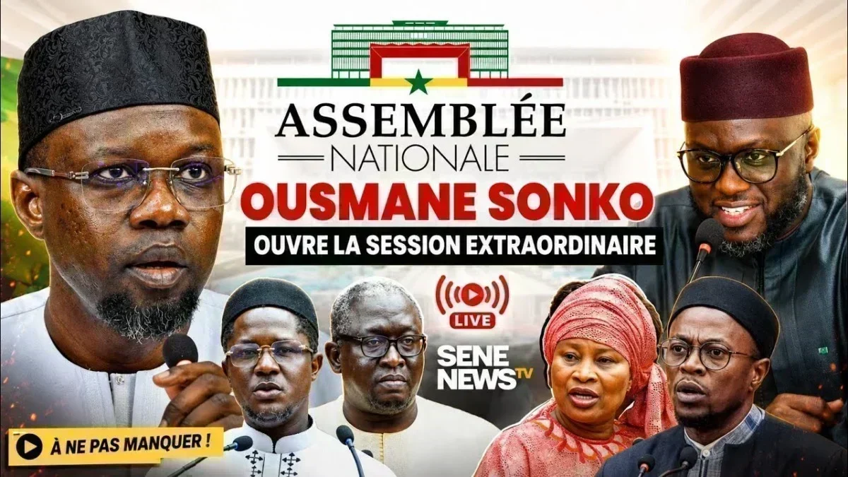 Assemblée nationale : session extraordinaire et début des enquêtes par Ousmane Sonko