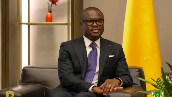 Romuald Wadagni lors d'une visite officielle à Niamey en juin 2026