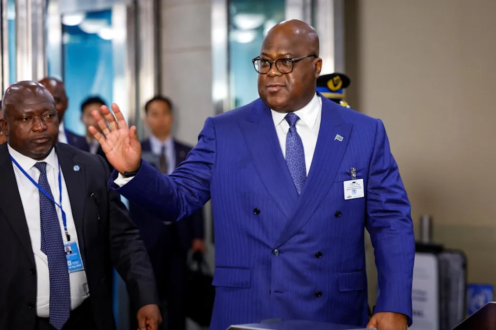 Portrait officiel du président Félix Tshisekedi en République démocratique du Congo