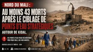 Effet domino au nord du Mali : 43 morts et une économie pastorale brisée par la destruction des puits de Kidal