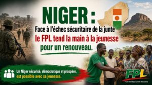 Niger : la main tendue du FPL à la jeunesse et ses répercussions sur la sécurité et le quotidien